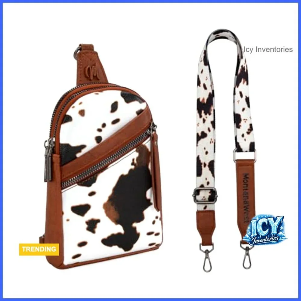 Small Crossbody Sling Bag with Detachable Adjustable Strap